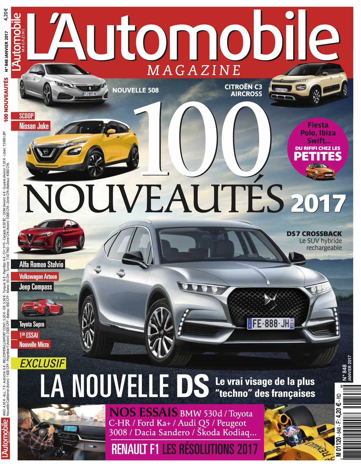 L'Automobile Magazine N°848 - Janvier 2017 