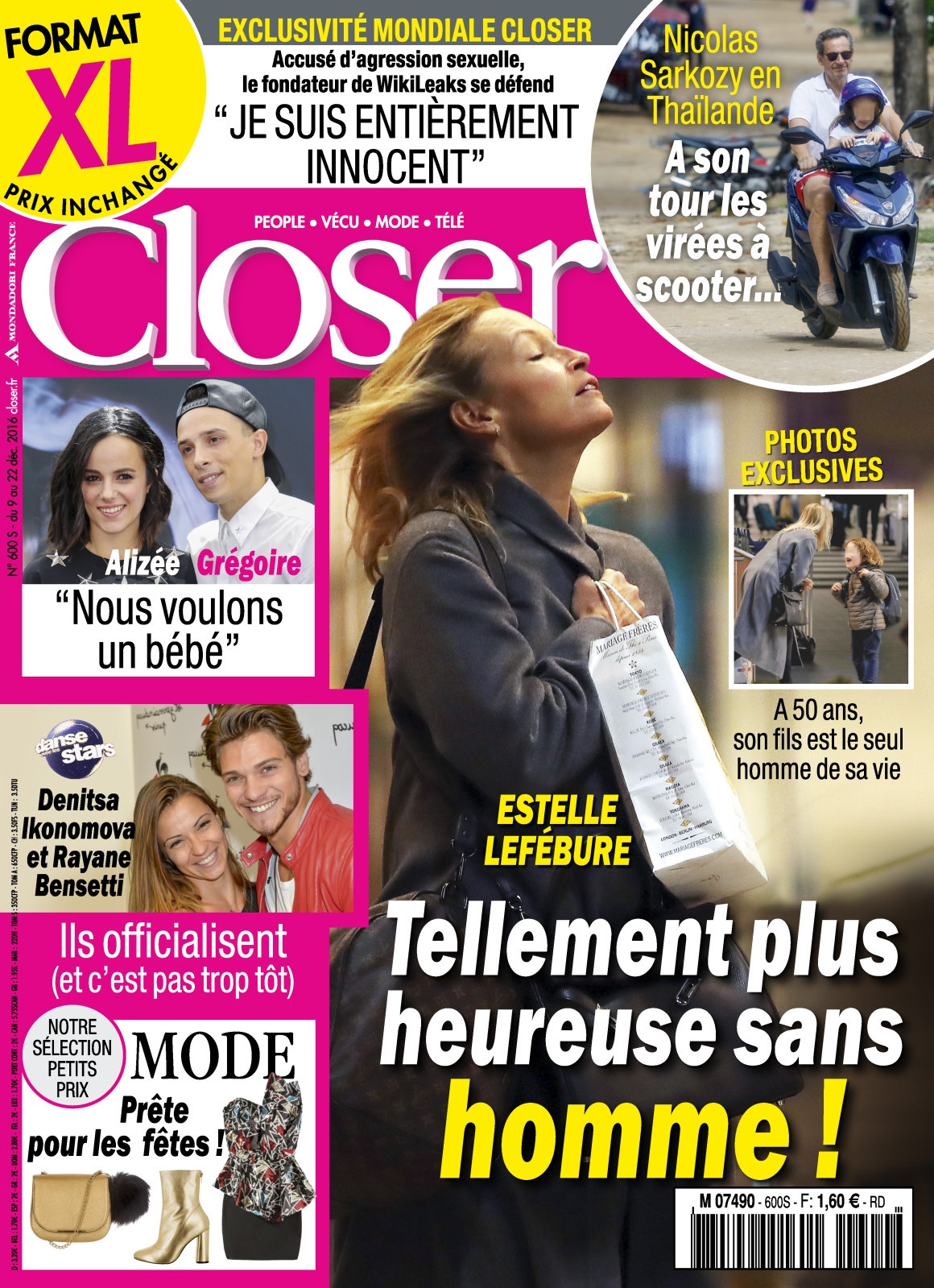 Closer N°600 - 9 au 15 Décembre 2016 