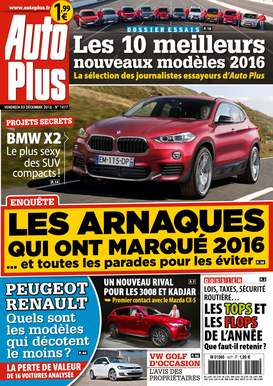 Auto Plus N°1477 - 23 au 29 Décembre 2016