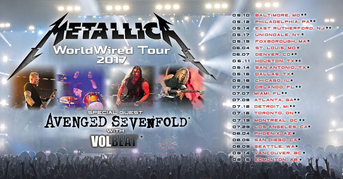 Metallica : WorldWired Tour 2017