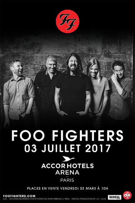 Foo Fighters - AccorHotels Arena 2017