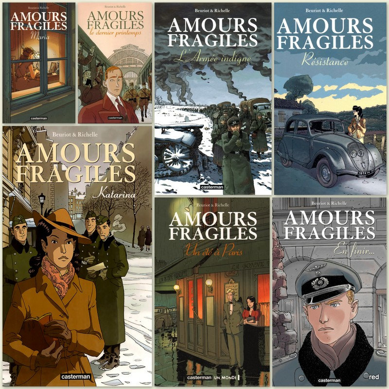 Amours Fragiles Tomes 1-7