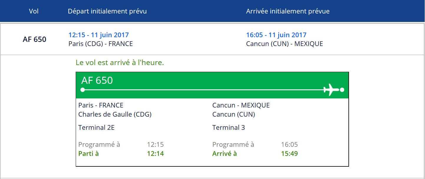 Horaire Vol Air France Paris Cdg Marseille