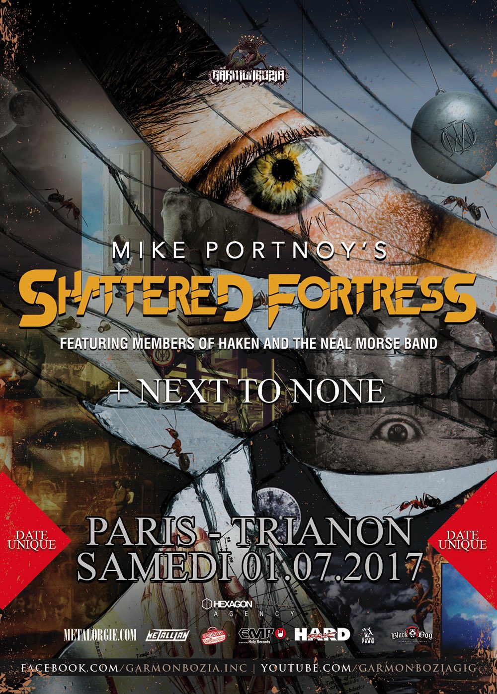 Mike Portnoy's Shattered Fortress - Paris, Le Trianon - 1er juillet 2017