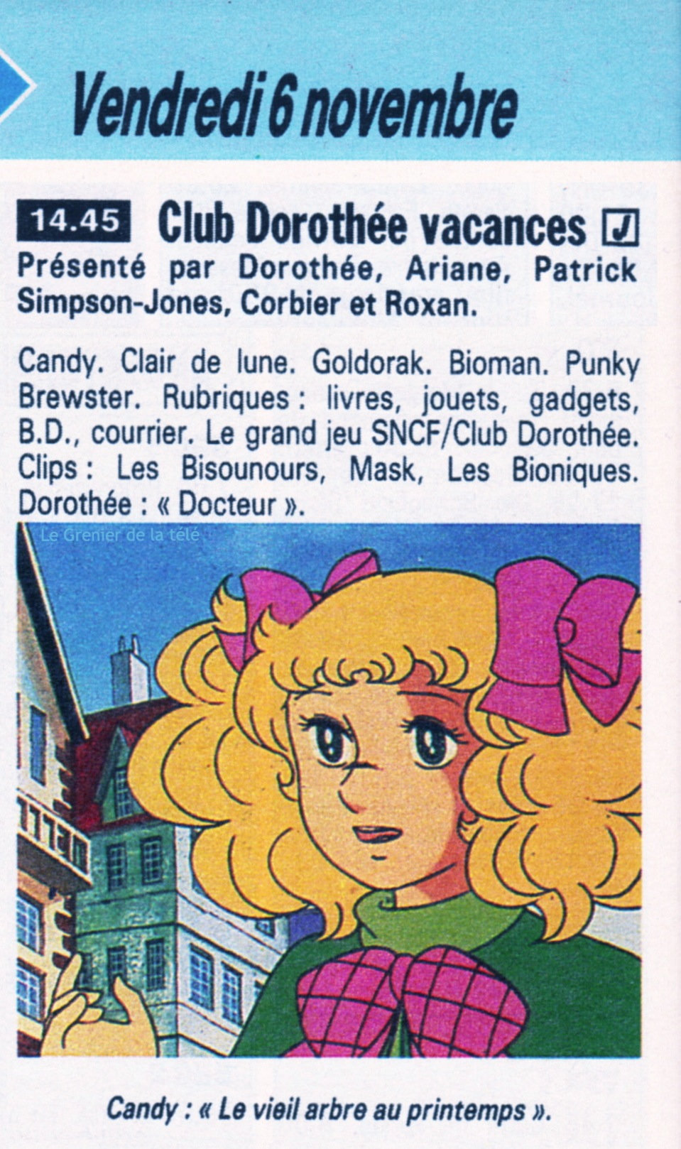 Club Doroth e Programmes De 1987 1988 Le Grenier De La T l Club Doroth e Programmes De 1987 1988 Le Grenier De La T l