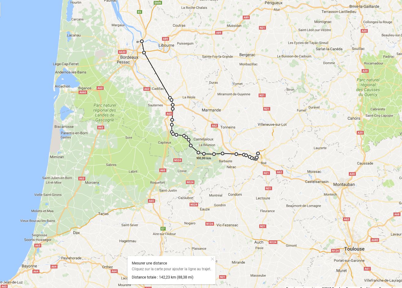 TOULOUSE Ligne à Grande Vitesse BordeauxToulouse Page 56