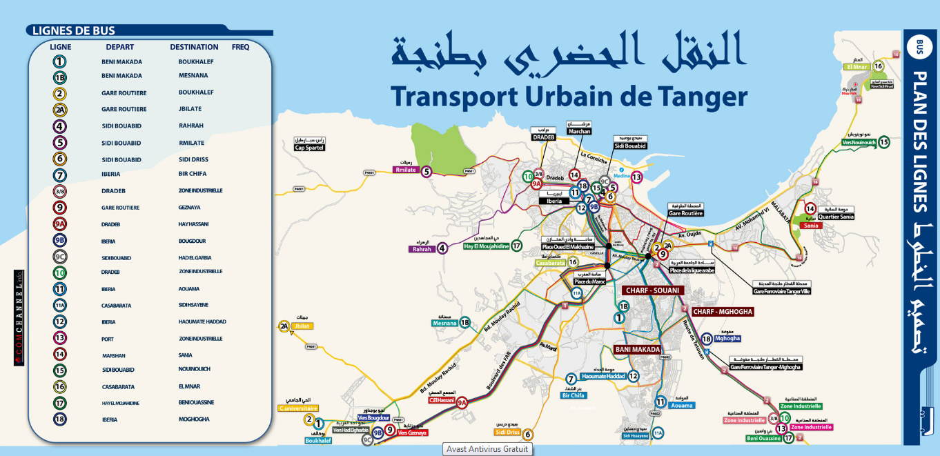 alsa bus marrakech lignes