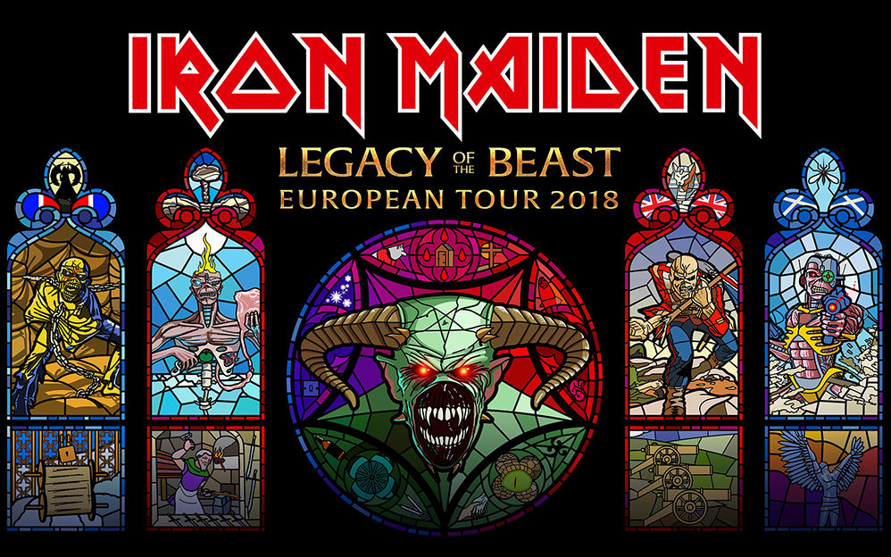 Iron Maiden : Legacy Of The Beast European Tour 2018