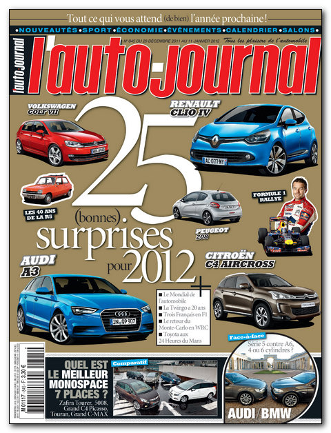 L'Auto Journal N�845 - 29 Dec-11 Janvier 2012 [NEW/HQ/UL]