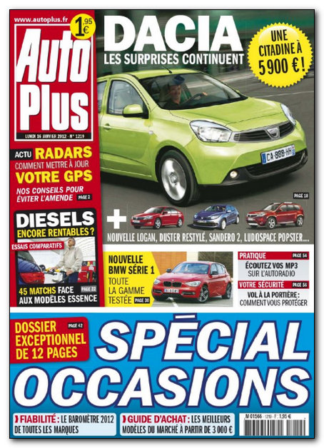 Auto Plus N°1219 - 16-22 Janvier 2012 [NEW/HQ/FS]