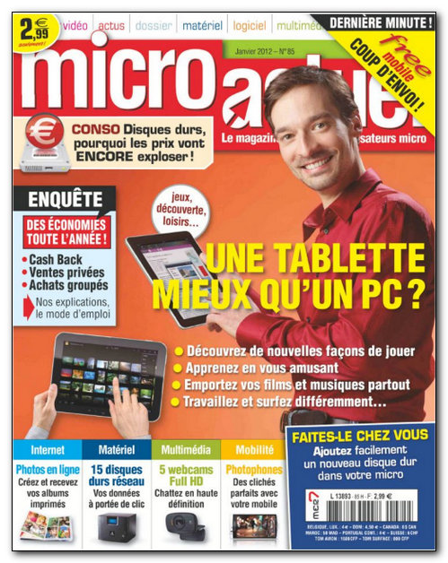 Micro Actuel N�85 - Janvier 2012 [NEW/HQ/MULTI]