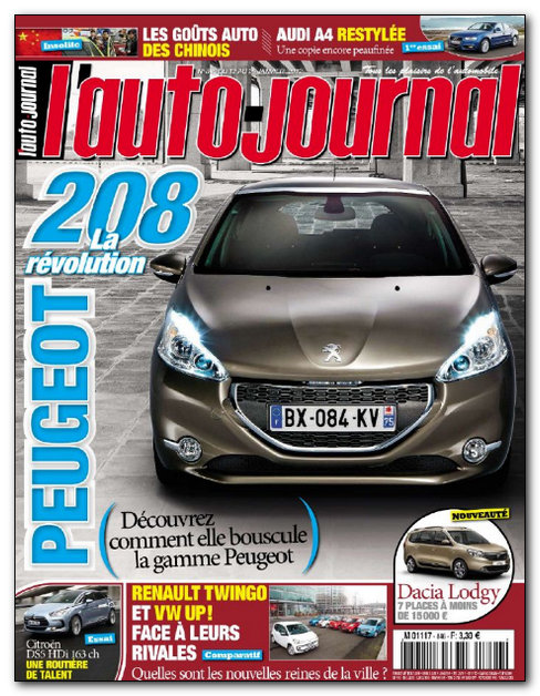L'Auto Journal N�846 - 12/25 Janvier 2012 [NEW/HQ/UL]