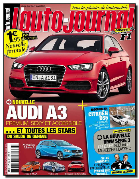 L'Auto Journal N°850 - 08 au 21 Mars 2012 [NEW/SsTags/HQ/UL]
