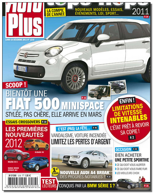 Auto Plus N�1216 - Du Lundi 26 Decembre 2011 [HQ/OnePage/ULTo]