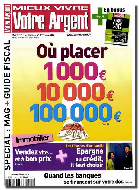 Mieux Vivre Votre Argent N�367 - Mai 2012 [NEW/SsTags/RG]