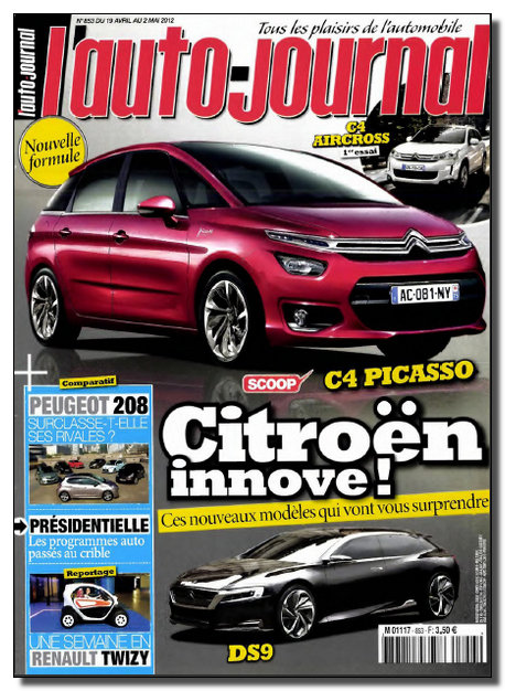 L'Auto Journal N�853 - 19 Avril au 02 Mai 2012 [NEW/SsTags/RG]