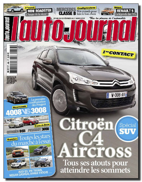 L'Auto Journal N�849 - 23 F�v au 07 Mars 2012 [NEW/HQ/UL]