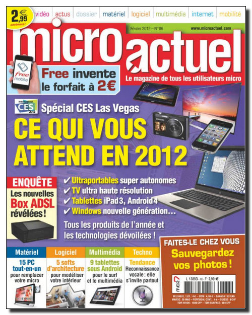 Micro Actuel N�86 - F�vrier 2012 [NEW/HQ/UL]