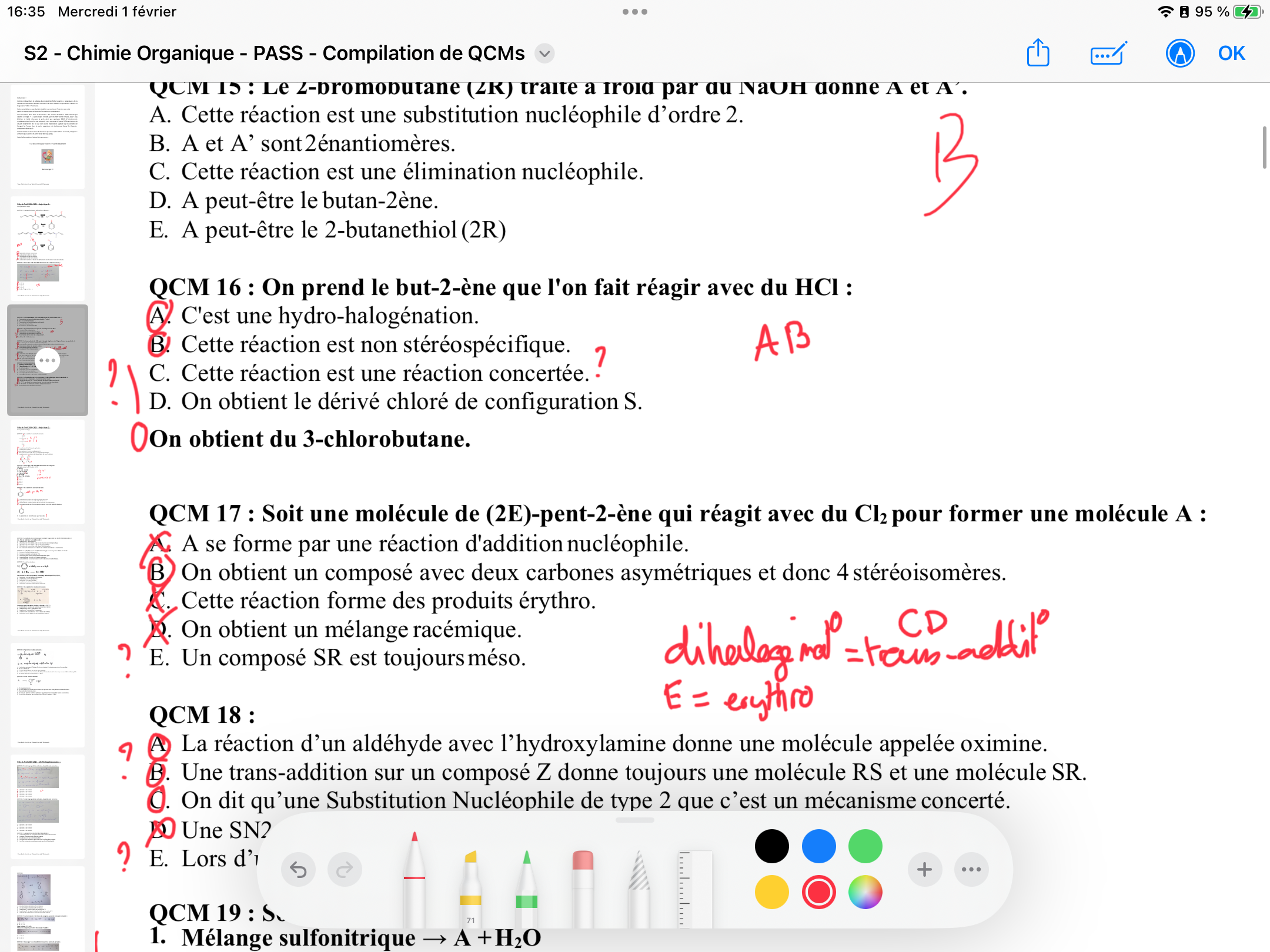 Qcms Ue Chimie Organique Tutorat Associatif Toulousain