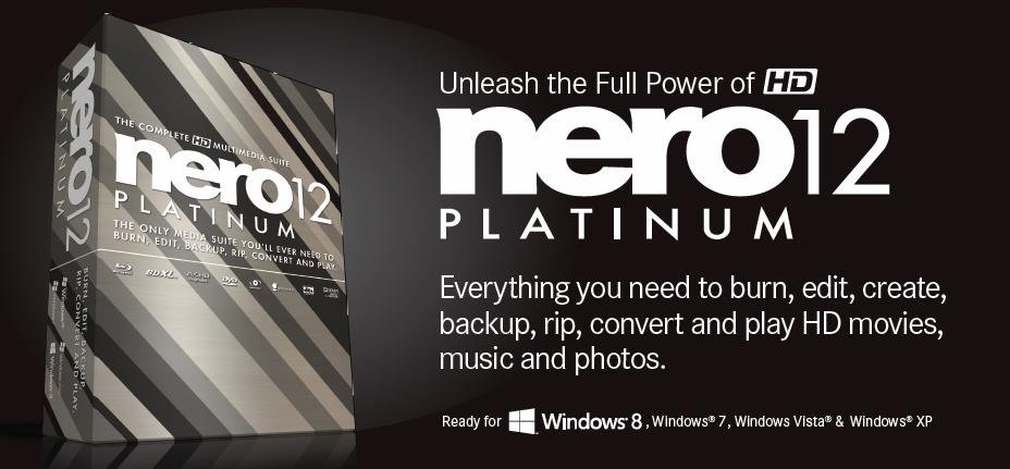 Nero 12 HD Suite Platinum 12.5.01900 Multilingual + Content Pack + Patch [Multi]