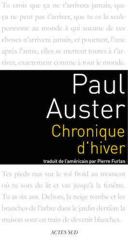 Chronique D'Hiver - Paul Auster