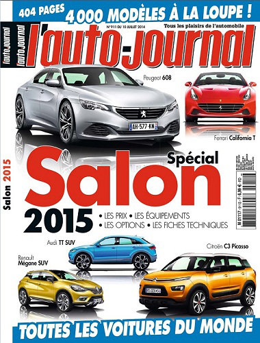 l'Auto Journal N°911 Spécial Salon 2015  - 10 Juillet 2014
