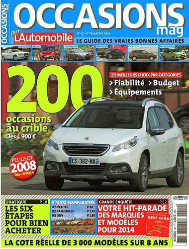 [Multi] L'Automobile Occasions Mag N°42 - Juillet Août Septembre 2014