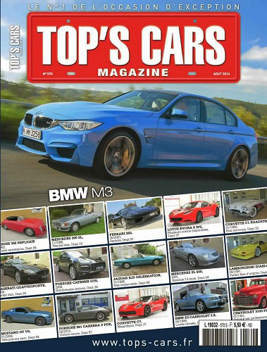 [Multi] Top's Cars Magazine N°570 - Août 2014