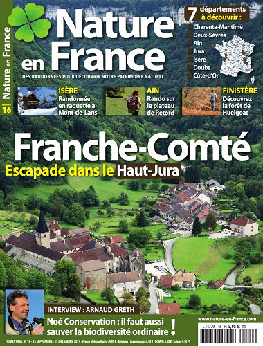 Nature en France N°16 - Septembre Octobre Novembre 2014