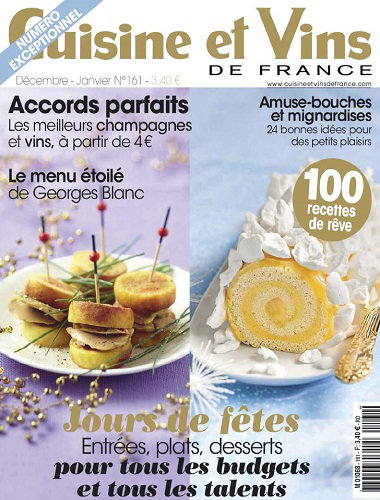 [Multi] Cuisine et Vins de France N°161 - Décembre 2014 Janvier 2015