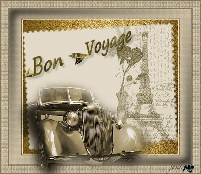 " Bon voyage "Tutoriel PhotoFiltre 1dad