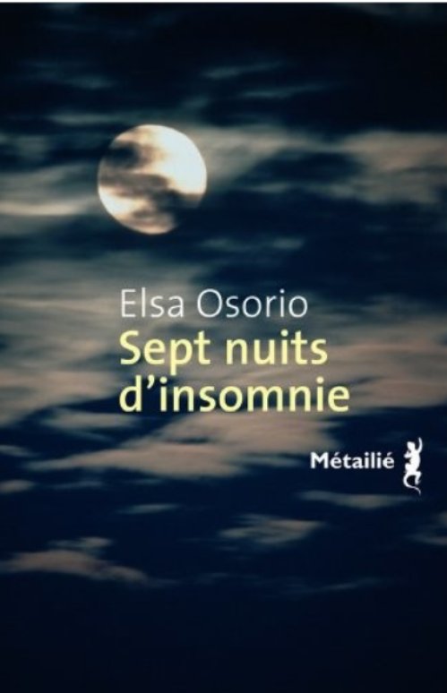 Elsa Osorio - Sept nuits d'insomnie