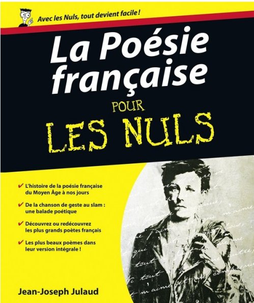 Jean-Joseph Julaud - La poésie française pour les Nuls