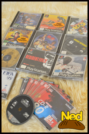 [Vds] Lot 47 jeux PS1(Crash 1,2 & 3, Jumping Flash, Koudelka,...) 4ooj