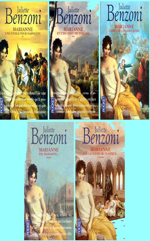 Juliette Benzoni - Marianne (5 volumes)
