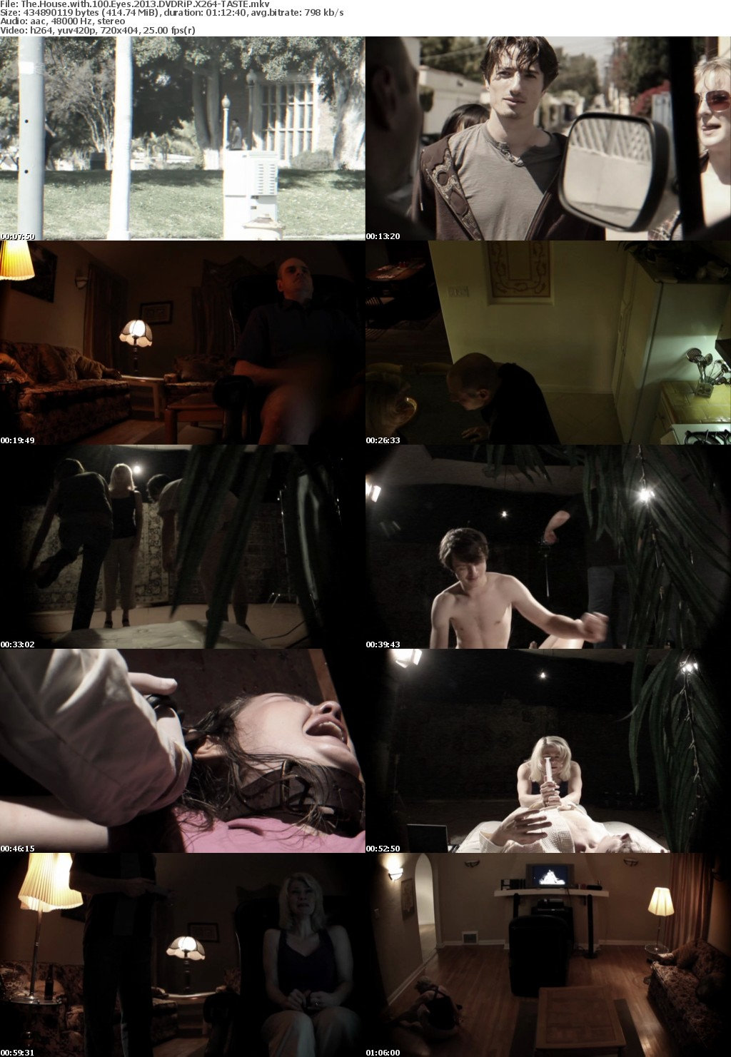 [RG] The House with 100 Eyes 2013 DVDRiP X264-TASTE Ztih