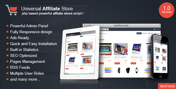 CodeCanyon Universal Affiliate Store v14 Yzse