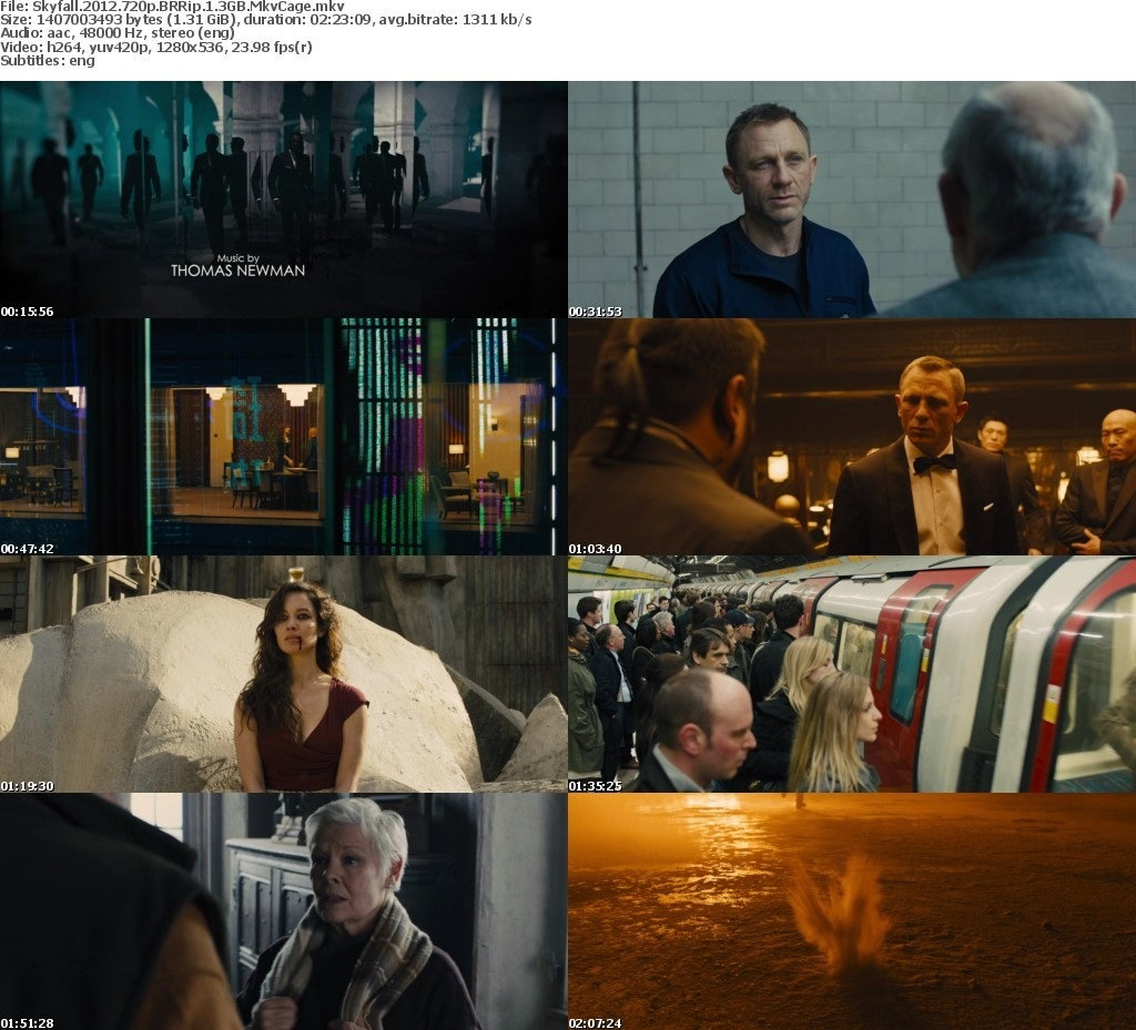 007 : Skyfall (2012) 720p BRRip  - MkvCage Im5p