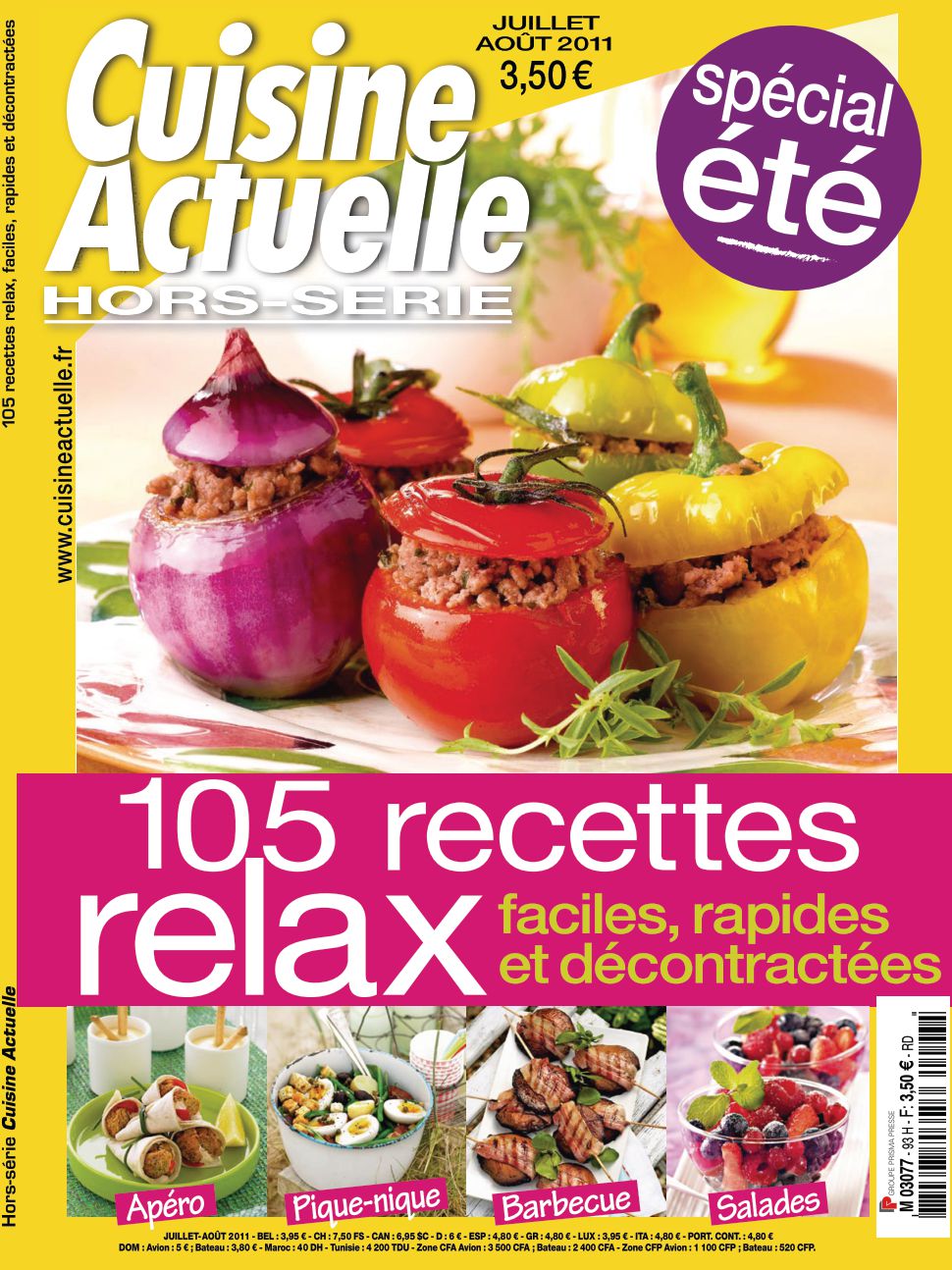 Cuisine Actuelle Hors-Série N°93 - 105 Recettes Relax
