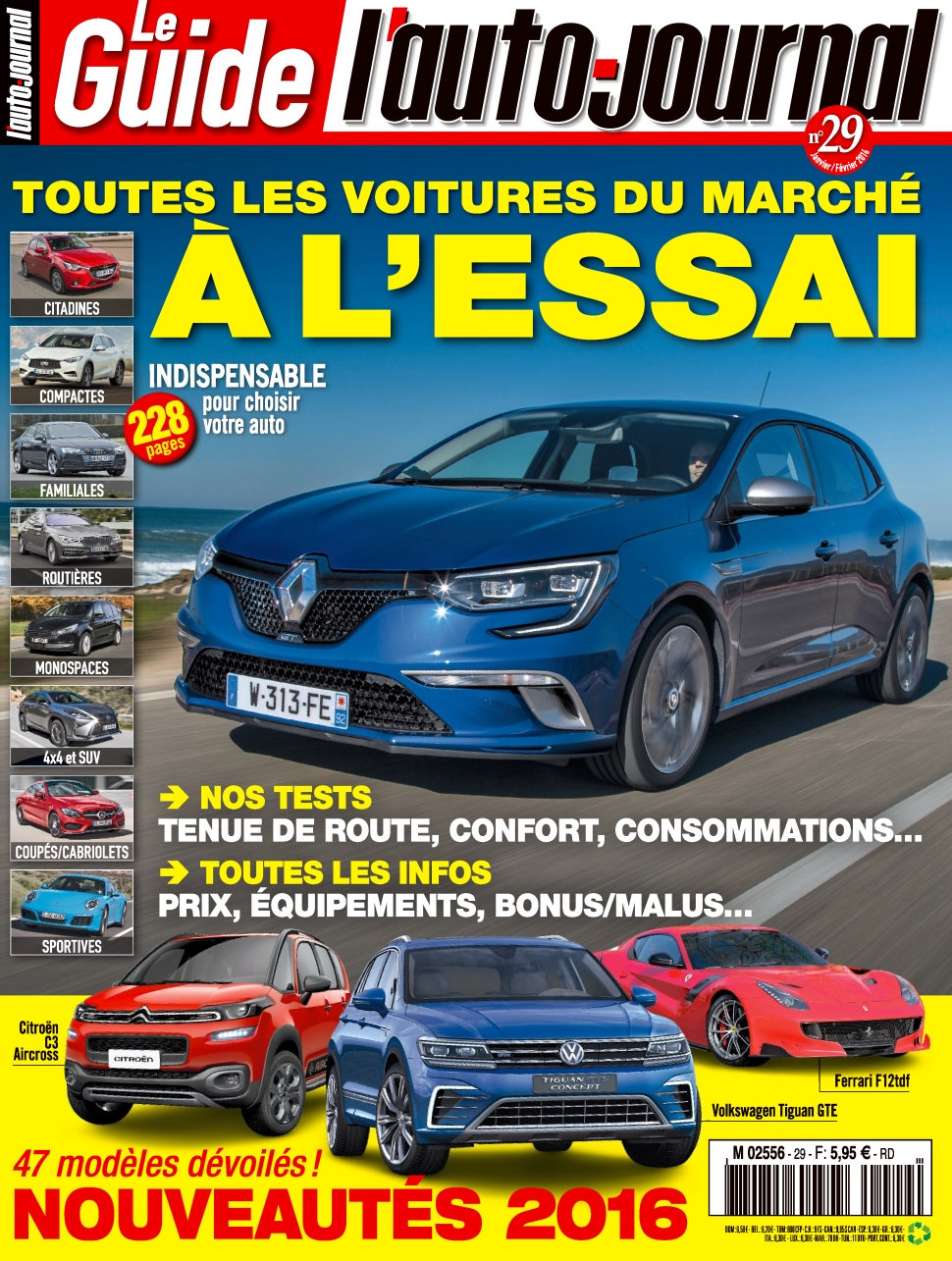 L'Auto-Journal (Le Guide) N°29 - Janvier/Février 2016