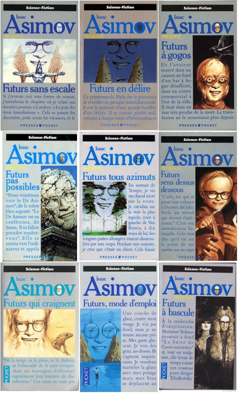 Isaac Asimov presente - 11 anthologies de SF