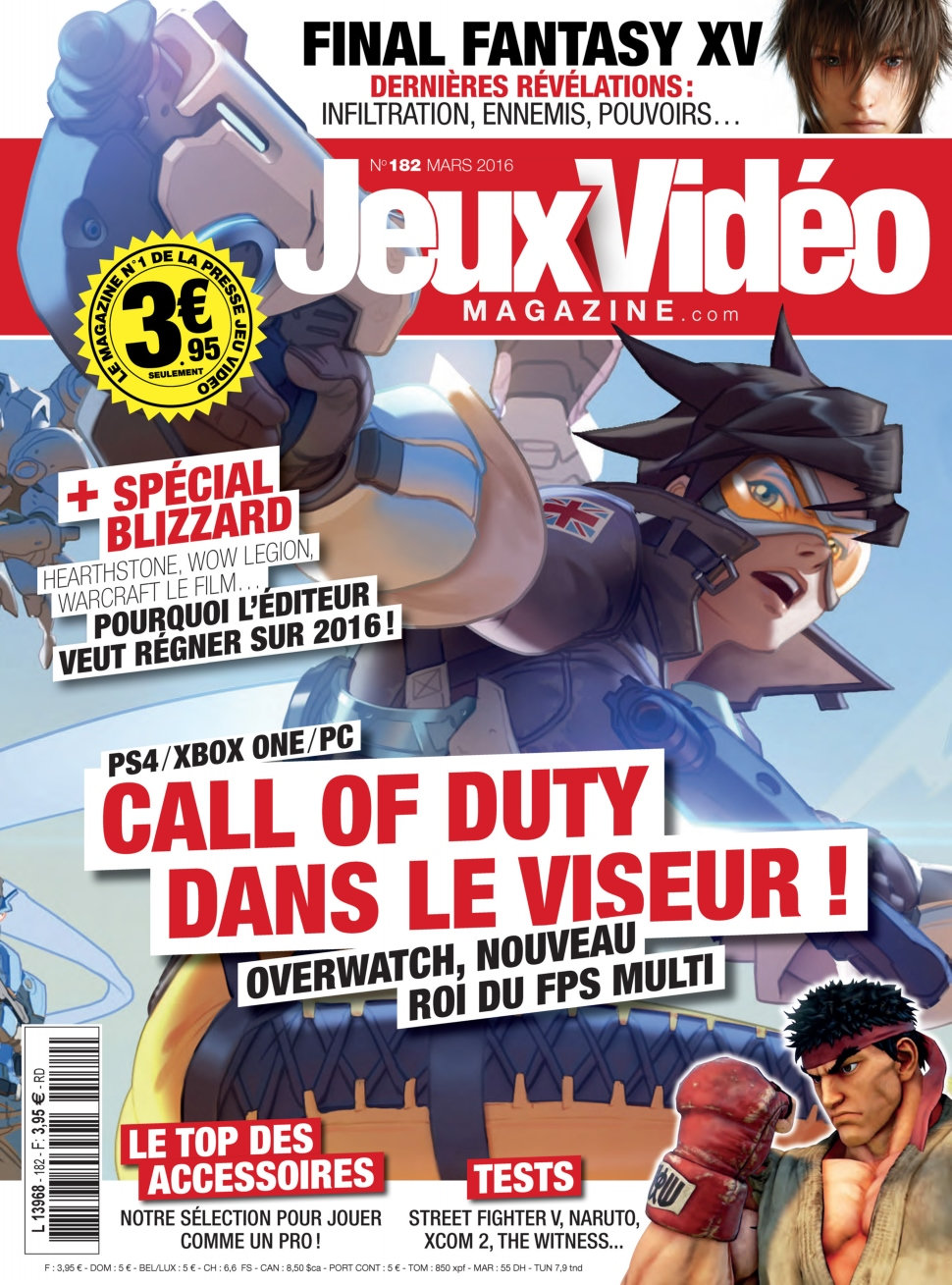 Jeux Vidéo magazine N°182 - Mars 2016