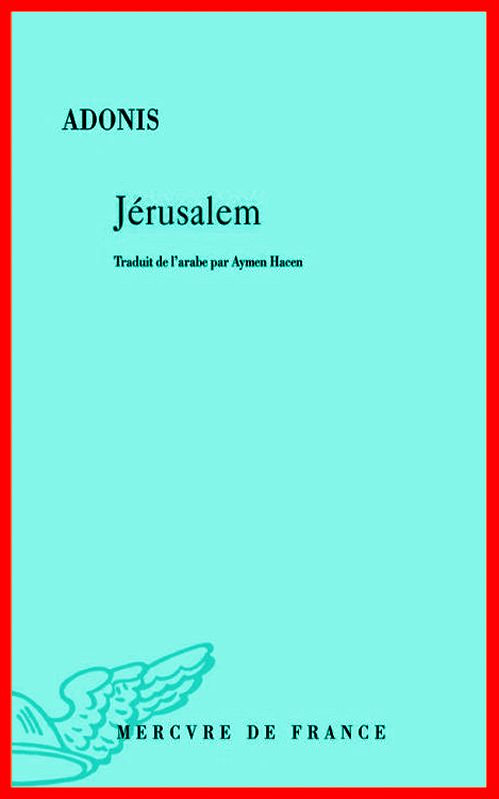 Adonis ( 2016) - Jérusalem
