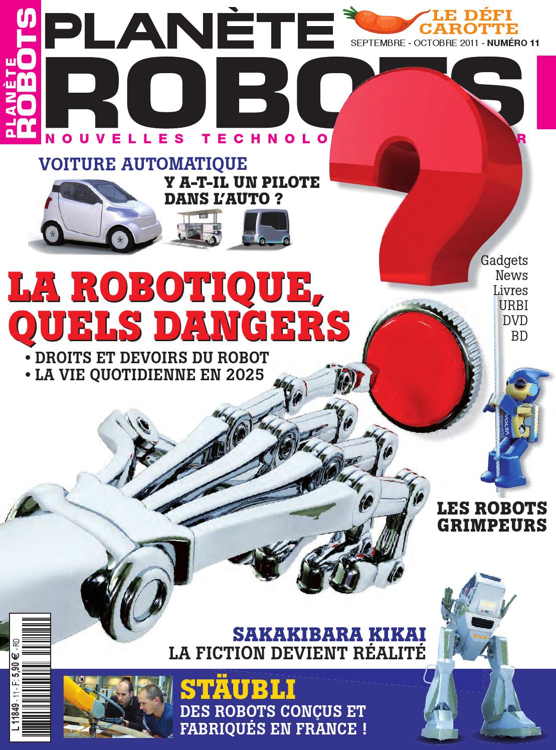 Planète Robots No.11 - La Robotique quels dangers