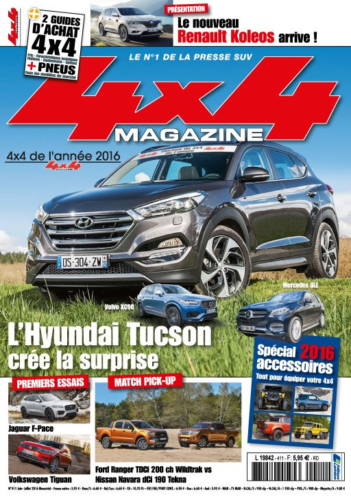 4x4 magazine N°411 - Juin/Juillet 2016