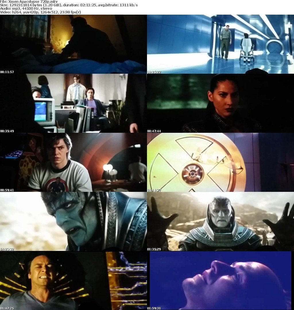 X-Men Apocalypse 2016 720p HDCAM  HQMic-Exclusive Xl5m