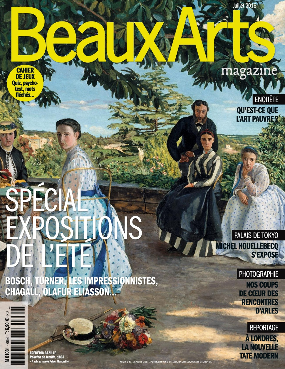 Beaux Arts magazine N°385 - Juillet 2016