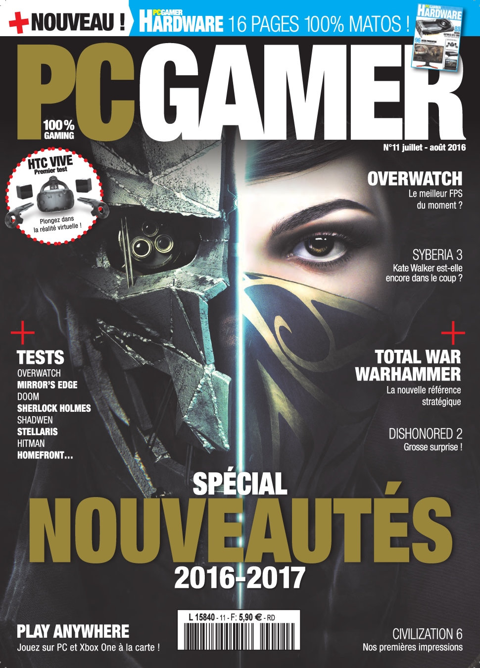 PC Gamer N°11 - Juillet/Aout 2016
