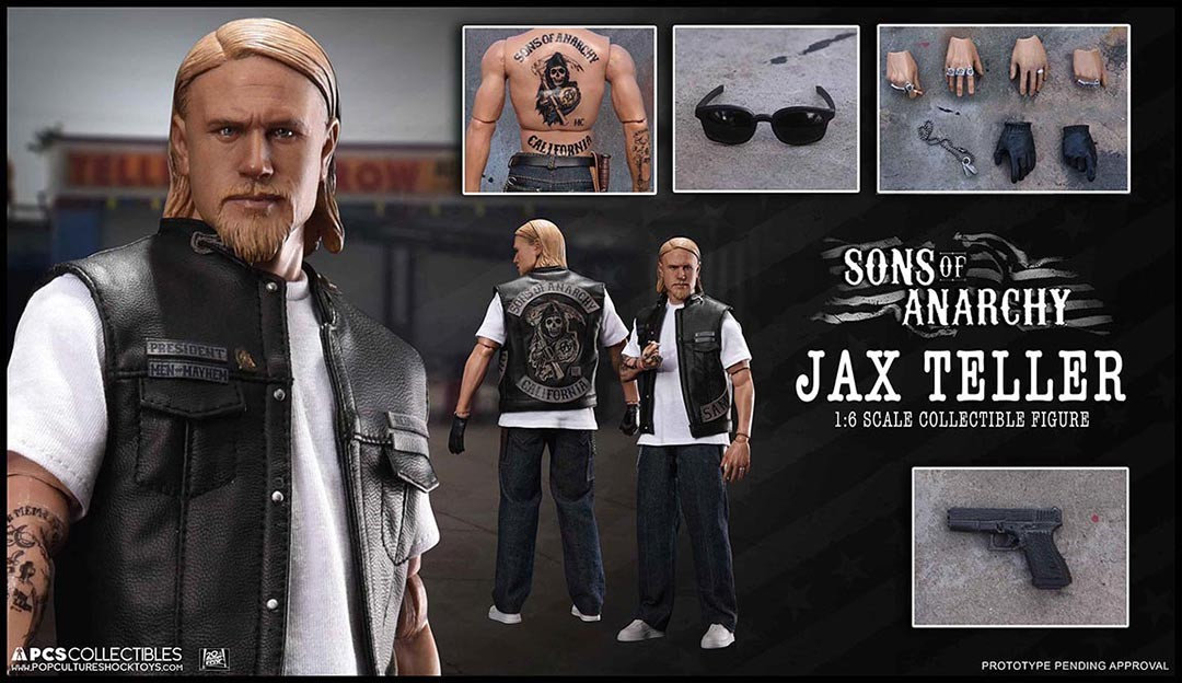 POP CULTURE SHOCK - SONS OF ANARCHY - JAX & CLAY 8c1l