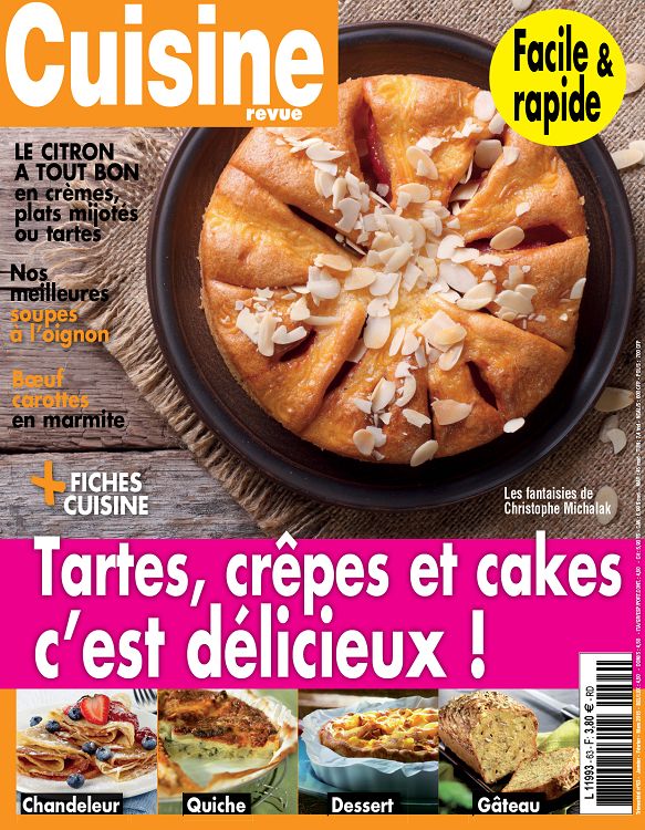 Cuisine Revue No.63 - Tartes , Crèpes et Cakes 